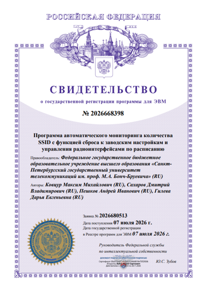 Программа автоматического мониторинга количества SSID с функцией сброса к заводским настройкам и управления радиоинтерфейсами по расписанию