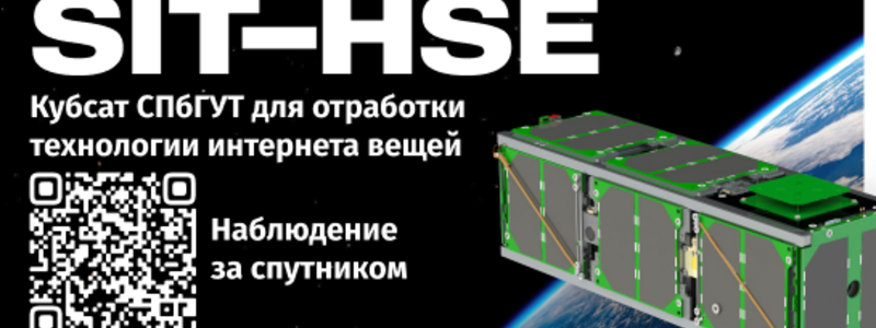 Кубсат СПбГУТ для отработки технологии интернета вещей