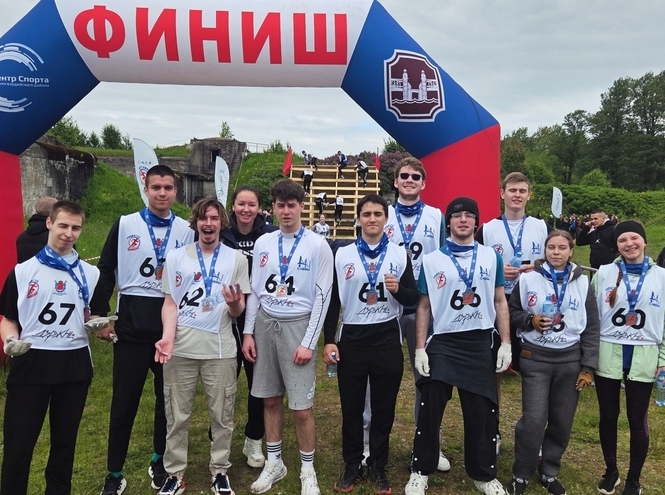 Сборная спортклуба выступила на Гонке ГТО «Путь Победы»