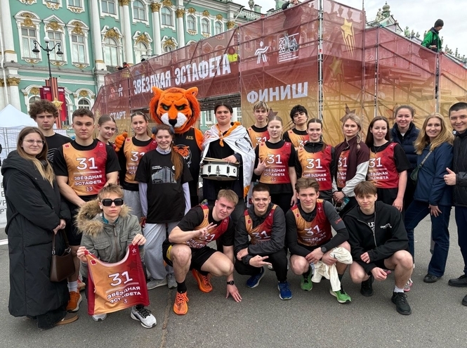 Сборная СПбГУТ на «Звездной эстафете» побила личный рекорд